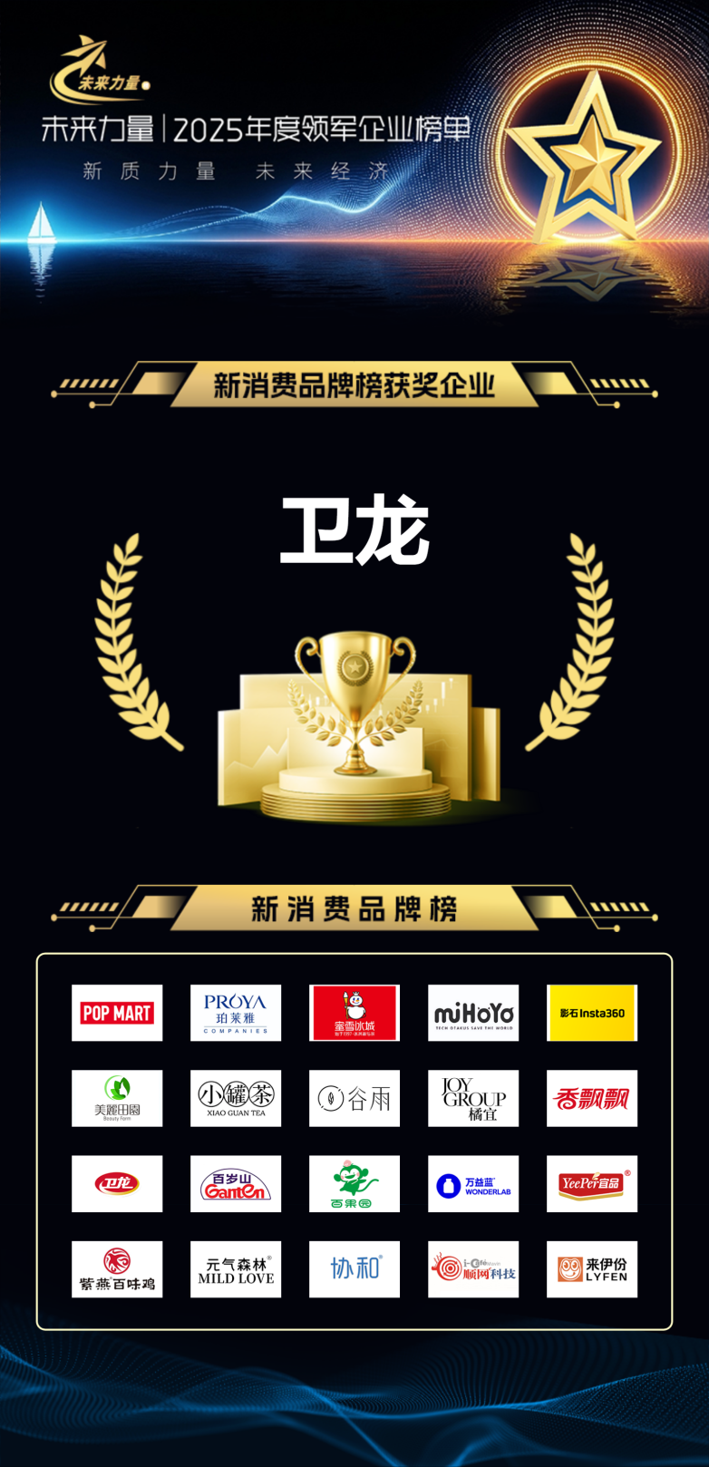 九游娱乐文化：卫龙入选2025“未来力量”新消费品牌榜从“国民辣条”到新消费标杆的品牌进化